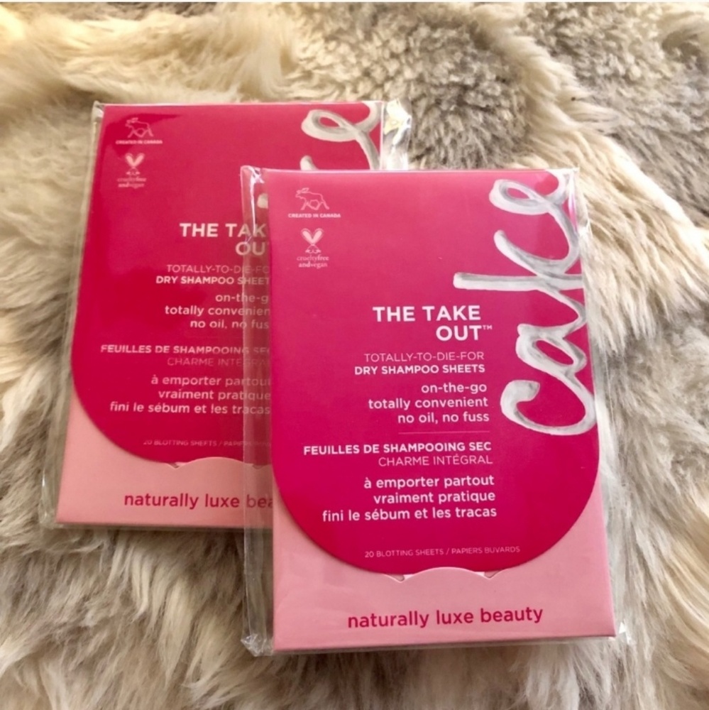 CAKE The Take Out Dry Shampoo SheetsNWT!